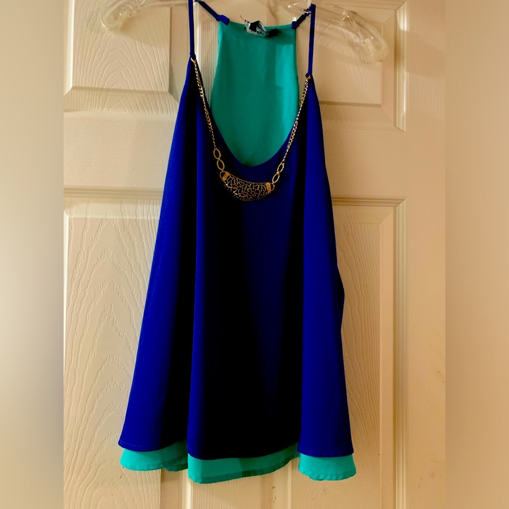 Ocean Wave Silk Tank